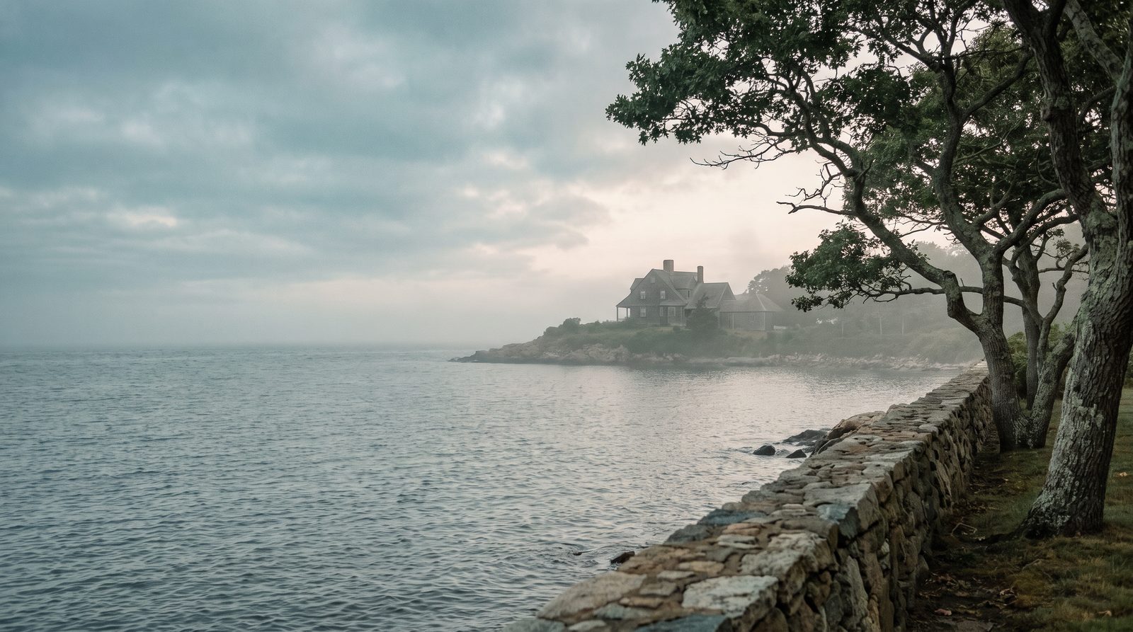 Muted New England coastline representing Coast Health Consulting's regional coverage in Maine